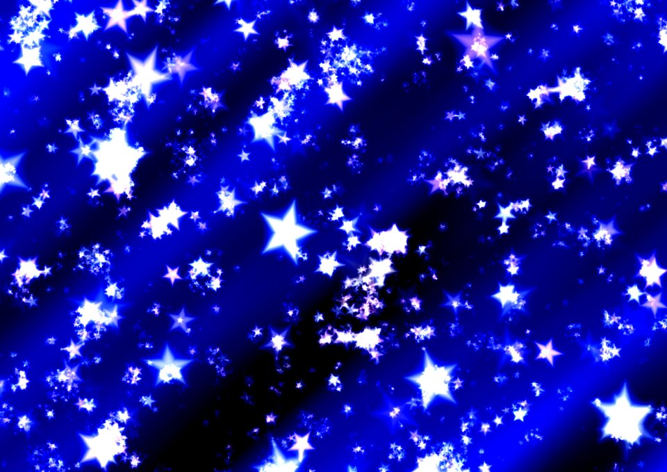 Star clusters many pattern. Free illustration for personal and commercial use.