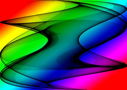 Colorful color lines. Free illustration for personal and commercial use.