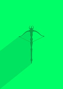 Archery weapon icon. Free illustration for personal and commercial use.