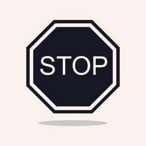 Stop road sign Free illustrations. Free illustration for personal and commercial use.