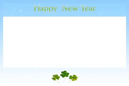 New year greeting new year greeting card. Free illustration for personal and commercial use.