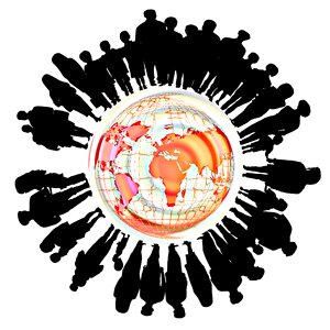 Shadow play globe global. Free illustration for personal and commercial use.