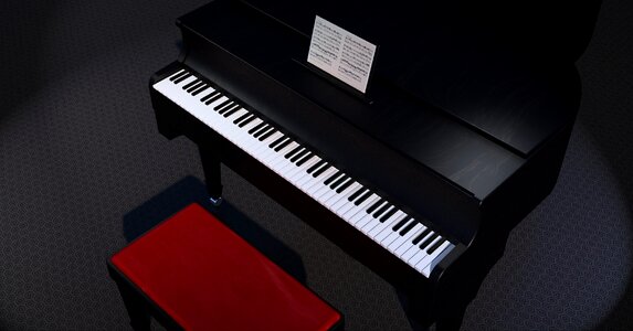 Instrument piano keys keyboard instrument. Free illustration for personal and commercial use.