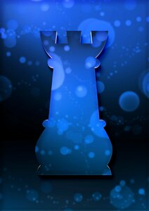 Bokeh chess board play. Free illustration for personal and commercial use.