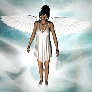 Woman female wing. Free illustration for personal and commercial use.