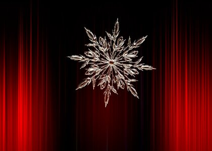 Cold crystal freeze. Free illustration for personal and commercial use.