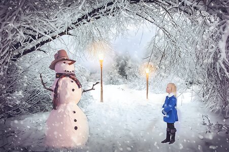 White season christmas. Free illustration for personal and commercial use.