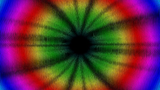 Fractal pattern concentric. Free illustration for personal and commercial use.