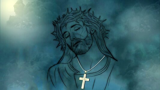 Jesus christ christi christianity. Free illustration for personal and commercial use.
