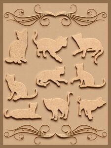 Carved background graphic. Free illustration for personal and commercial use.