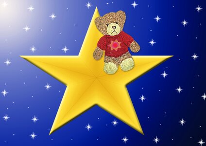 Teddy teddy bear soft toy. Free illustration for personal and commercial use.