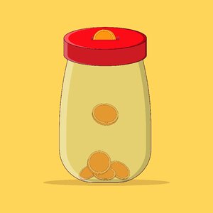 Coin bank Free illustrations. Free illustration for personal and commercial use.