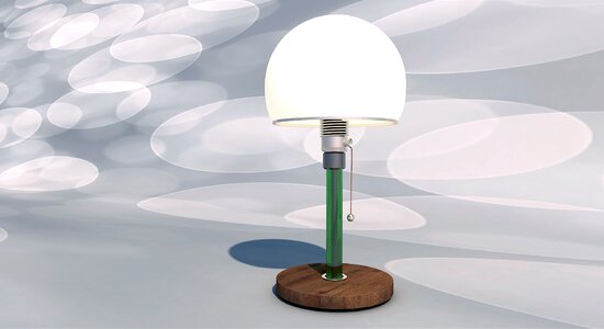 Light designer lamp decoration. Free illustration for personal and commercial use.