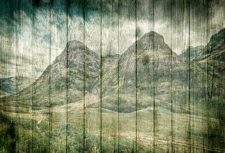 Highlands and islands mood nature. Free illustration for personal and commercial use.