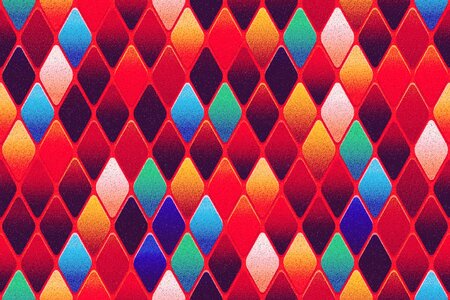 Tile diamond shape colorful abstract background
