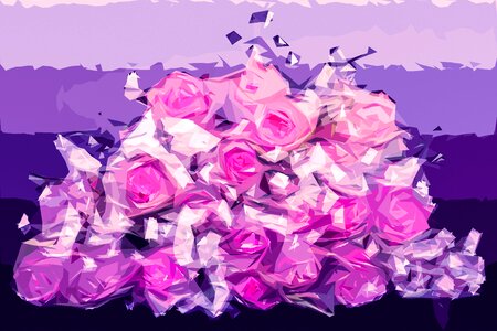 Romance purple pink. Free illustration for personal and commercial use.