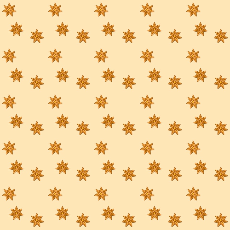 Gingerbread stars christmas christmas motif. Free illustration for personal and commercial use.