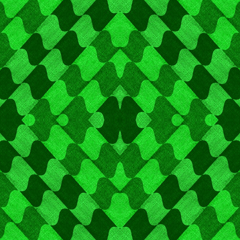 Geometric green shades. Free illustration for personal and commercial use.