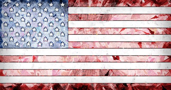 American flag blue and red Free illustrations. Free illustration for personal and commercial use.