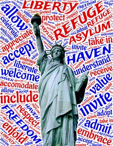Welcome liberty include. Free illustration for personal and commercial use.