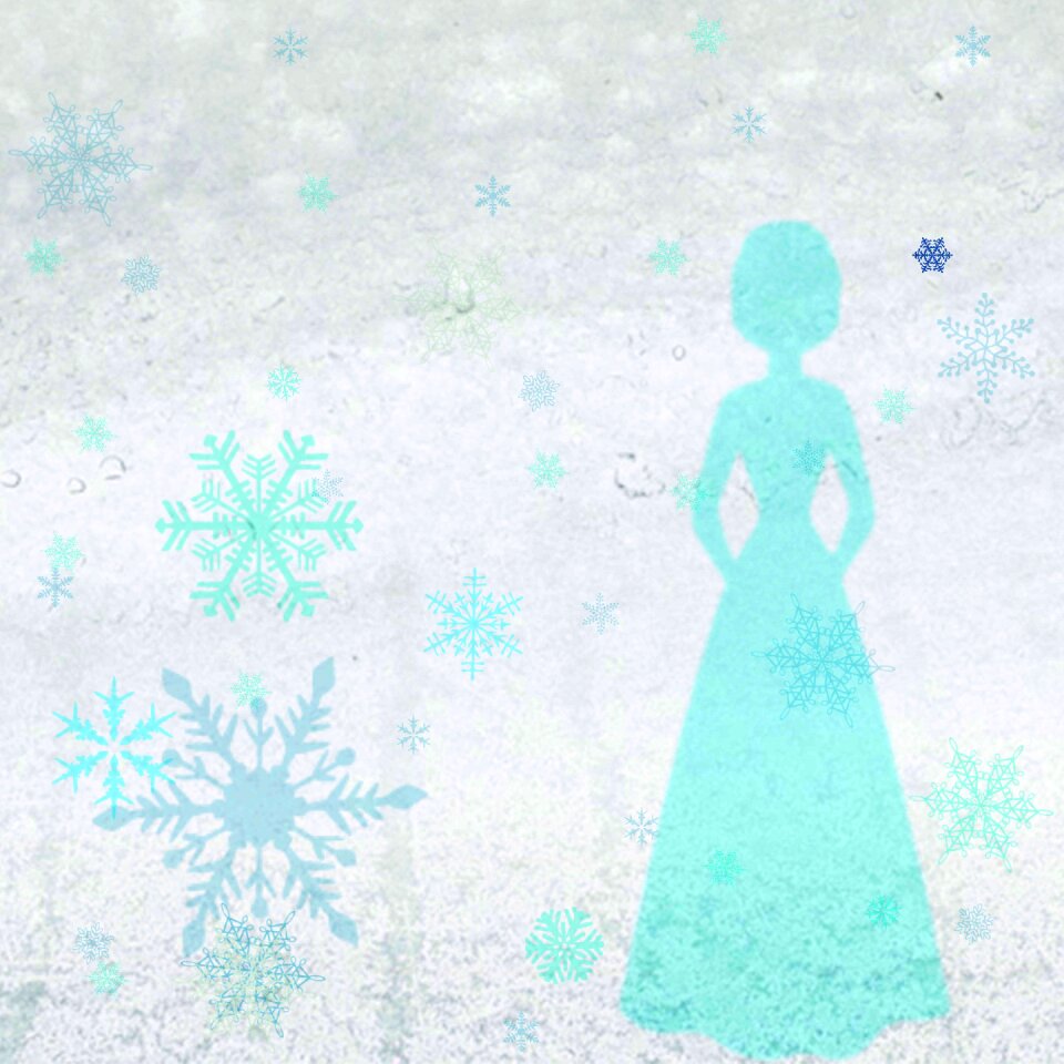 Snow frost cold. Free illustration for personal and commercial use.