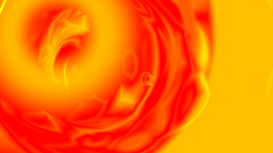 Hot lava orange. Free illustration for personal and commercial use.