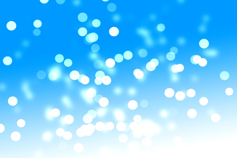 Bokeh lights snow. Free illustration for personal and commercial use.