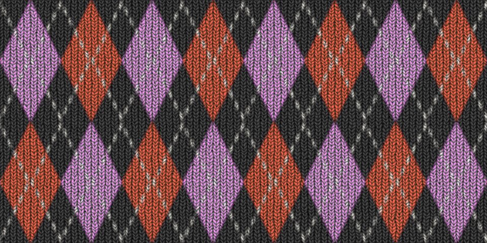 Wool knit pattern