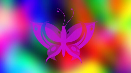 Butterfly model abstraction. Free illustration for personal and commercial use.