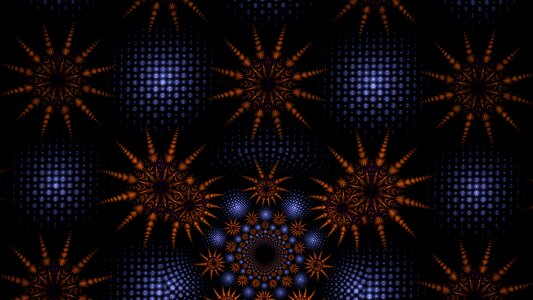 Sphere pattern fractal art. Free illustration for personal and commercial use.