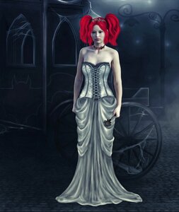 Gothic fantasy halloween. Free illustration for personal and commercial use.