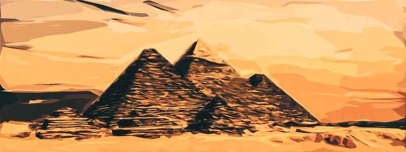Plateau desert construction. Free illustration for personal and commercial use.