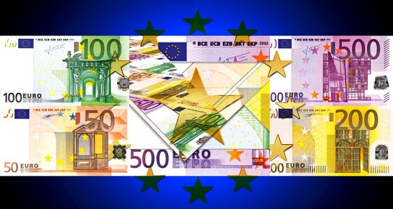 Eu european union monetary union. Free illustration for personal and commercial use.