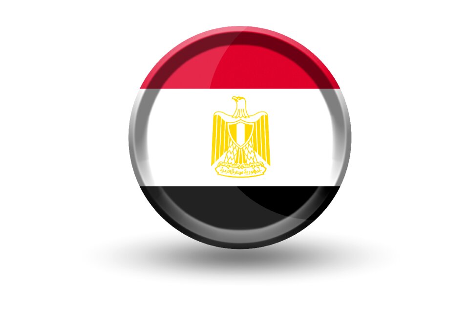 Egyptian flag egypt national flag. Free illustration for personal and commercial use.