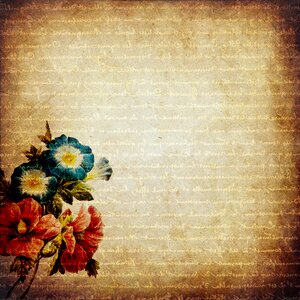Writing scrapbook vintage. Free illustration for personal and commercial use.