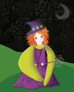 October costume spooky. Free illustration for personal and commercial use.