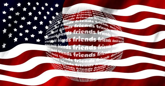 America united states stars and stripes. Free illustration for personal and commercial use.