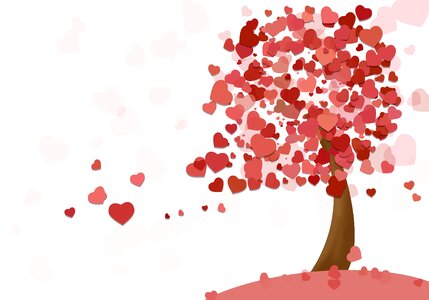 Valentine's day romance feelings. Free illustration for personal and commercial use.