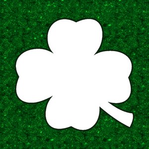 Four leaf clover clover leaf. Free illustration for personal and commercial use.