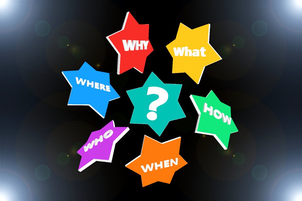 What where when. Free illustration for personal and commercial use.