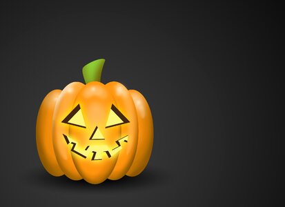 Holiday jack-o-lantern treat. Free illustration for personal and commercial use.