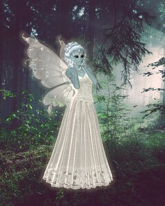 Fantasy magic faery. Free illustration for personal and commercial use.