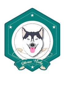 Cute husky Free illustrations. Free illustration for personal and commercial use.
