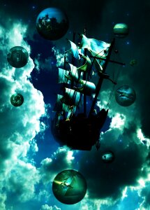 Ship sailor clouds segler. Free illustration for personal and commercial use.