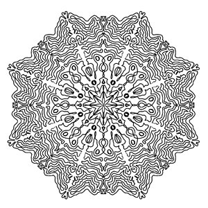 Art pattern design. Free illustration for personal and commercial use.