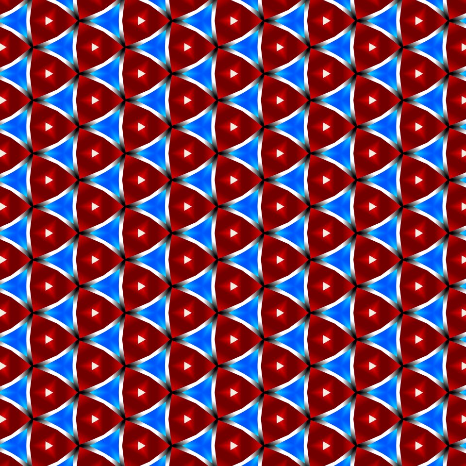 Red blue seamless pattern. Free illustration for personal and commercial use.