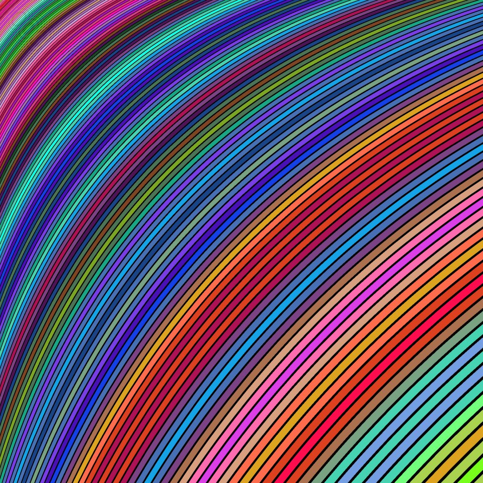Striped background curved. Free illustration for personal and commercial use.