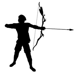 Arrow aiming sport. Free illustration for personal and commercial use.