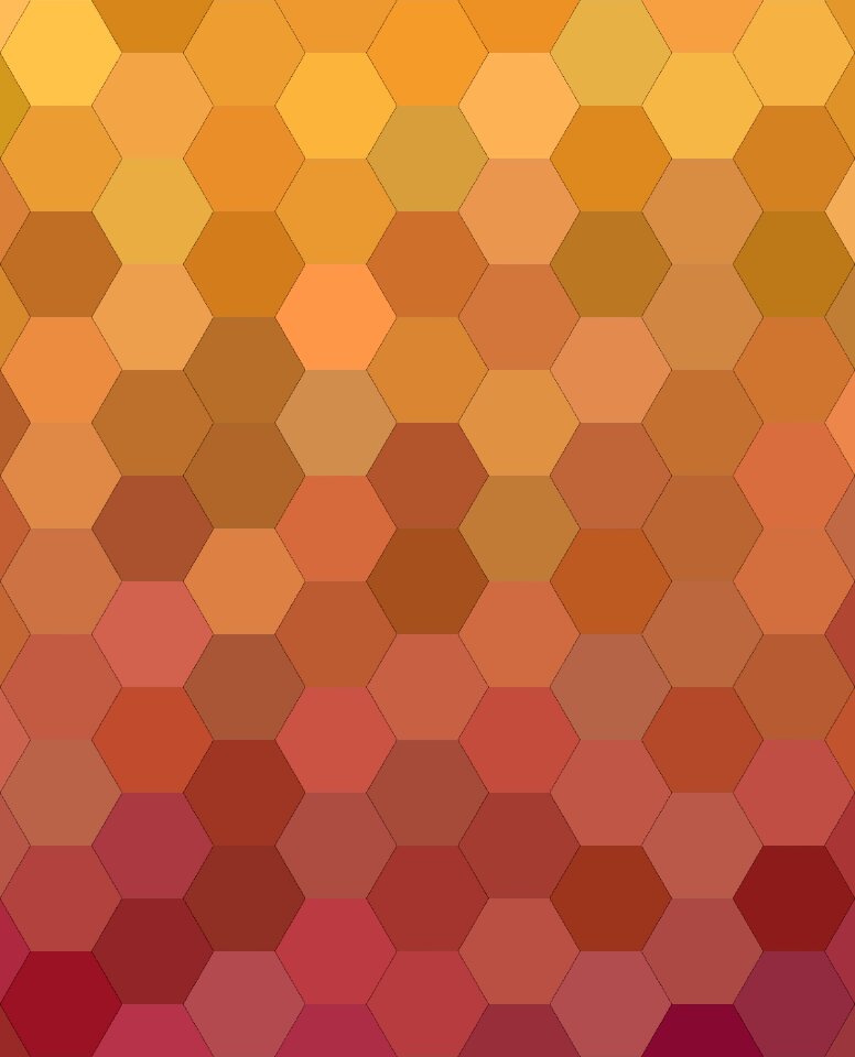 Hexagon honey pattern. Free illustration for personal and commercial use.