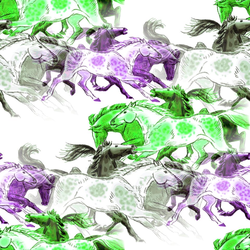 Green purple grey. Free illustration for personal and commercial use.
